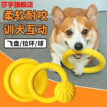 Dog toy FRISBEE Flying saucer Dog special training dog side animal husbandry supplies Pet toy Bite-resistant golden retriever pet frisbee