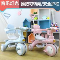 Childrens car three-wheeled foot baby stroller 6 1 3 baby bicycle toddler multi-purpose 2 stroller can be pushed