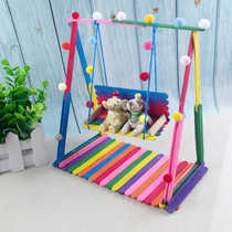Childrens diy handmade materials technology small inventions creative Rainbow swing homemade experimental model