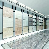 Galvanized punching angle steel pipe display rack Hole board display rack Tile display rack Shelf sample display rack Marble exhibition