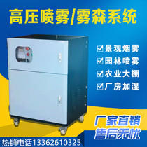 Fog Sen system equipment landscape artificial fog machine site workshop dust removal and cooling plant humidification atomization high pressure spray