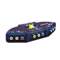 Suitable for three-in-out audio-video switcher audio signal 3-cut-one AV distributor multi-track av switch