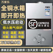 Wanjiale gas water heater household liquefied gas 6 liters 8 liters 10 liters battery Gas Natural Gas strong discharge constant temperature