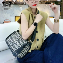 Mengjiao era bag female 2023 new bag pea bag drunk cow female bag large capacity single shoulder Messenger bag