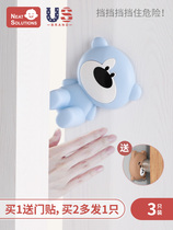 Childrens door seam anti-pinch hand door Carmen clip Childrens room door squeeze hand fixed safety door block anti-door lock Anti-collision artifact