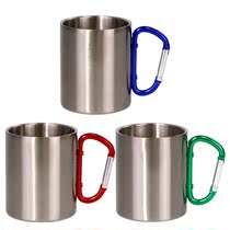 300ml DIY Customize Stainless Steel Travel Mug with D-Ring C