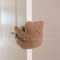 Star sugar Korea ins with children's anti-pinch hand artifact safety door stop baby door clip super cute rabbit