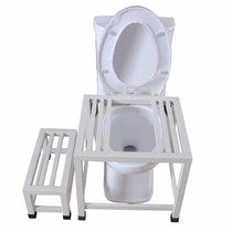 Sitting toilet changing squat toilet artifact Shaking sound Sitting toilet changing squat toilet toilet squat pit sitting and squat dual-use artifact toilet holder