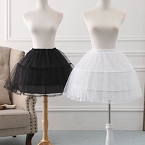 lolita skirt support children violent fish bone support adjustable daily hair cosplay half-length bird cage support