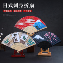 Sashimi decorations fans props small ornaments Japanese-style folding fans hotel dishes cold dishes cold dishes embellishments