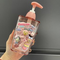 Monsters University girl cartoon press bottle wash bottle bottle empty bottle facial cleanser shampoo hand sanitizer bottle