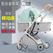 Baby trolley can sit can lie down light folding shock absorber high landscape two-way newborn childrens baby car multi-function