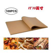 Factory direct color oil absorption paper baking silicone oil paper steaming cage paper oil paper food paper parchment paper 100 sheets