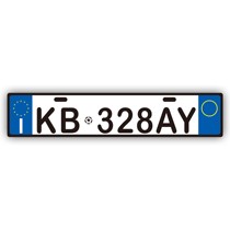 Customized couples personality car small sub-card modification creative decoration brand team car club custom-made