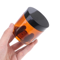 200ml Amber Brown PET Plastic Bottle Cosmetic Face Creams