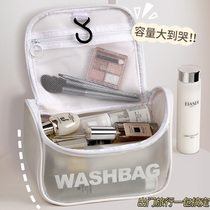 Cosmetic bag 2022 new super fire ins waterproof portable womens wash bag large capacity travel cosmetic storage bag