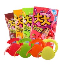  Childrens big bubblegum nostalgic roll box Big roll cut chewing gum candy Classic recommended snacks