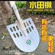 Manganese steel shovel quenching agricultural shovel shovel steel shovel shovel shovel rice field special Paddy shovel spade
