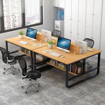 Staff desk 4 person table and chair combination stable 2019 face-to-face training table double company meeting room