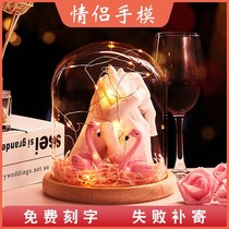 Couple hand film homemade souvenir couple hand film 3d hand model gift diy clone powder birthday making material