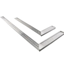 Stainless steel angle ruler 300MM 500MM L-shaped steel angle ruler aluminum seat steel angle ruler