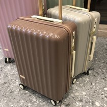 Dealing with the export of Japanese PC luggage mute universal wheel 24 inch student suitcase female 20 ultra-light expansion