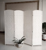 Screen partition curtain movable bedroom cover bedside home partition wall Chinese style ancient living room partition wall blocking wall