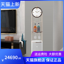 轻奢落地钟家用时尚现代豪华别墅装饰客厅立式时钟电视柜摆件钟表