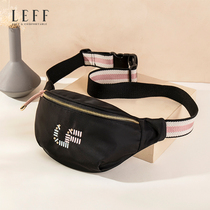 Leif womens bag Oxford cloth 2023 new casual sports chest bag female Messenger small bag saddle bag waist bag all-match