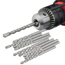 Pistol Drill Shock Drill Bit Red Brick Concrete Cement Wall Alloy Tungsten Steel Slapped Wall Triangle Shank Drill Bit Suit