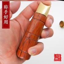 AA knife handle accessories handle handle replace fixed wood handle knife with fixed wood handle