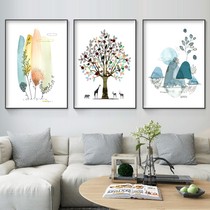 Living Room Decoration Painting Dining Room Wall Decoration Hanging Painting Sofa Background Wall Mural Modern Minimalist Wind Stiletto oil painting