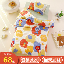 Kindergarten quilt Three sets of baby into the garden nap quilted by pure cotton quilt cover Childrens bed goods bedding six sets to do