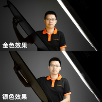 God Bull 80cm Reflecting Board Photography Portable Folding Mini Mini Mini Mini Five All-in-one Soft Light Photo Shoot Light Board Bracket Seven All-in-one Reflector Panel 110 60 60 * 150 * 150
