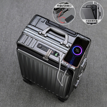 Luggage trolley case aluminum frame mens front open cover universal wheel suitcase 26 suitcase 20 boarding suitcase 24 inch female