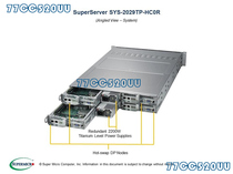 Ultramicro 2U four-star server quasi-system 2029TP-HC0R LGA3647 X11DPT-PS 2 5