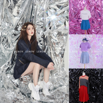 ins photo background cloth tin film Paper pvc black silver reflective paper nail art background ornaments photography props