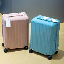 Small Fresh Suitcase Women Ins Nets Red Universal Wheels Zip Suitcase 32 Inch Large Capacity Tide Pull Bar Box Man