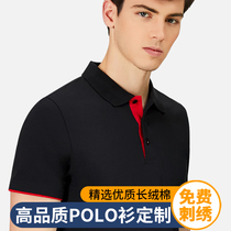 Enterprise polo shirt short sleeve overalls custom printed logo cultural shirt workwear custom T-shirt advertising shirt embroidery