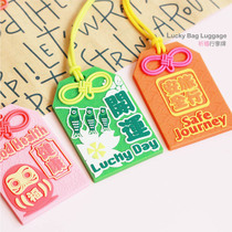 Luggage tags suitcases anti-loss three-dimensional fashion creativity silicone cute boarding tags with packaging