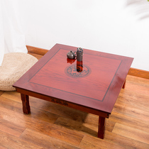 Korean style simple Kang table Korean dining table folding table square table childrens learning table Japanese low table tatami