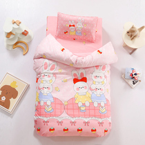 All-cotton kindergarten quilt three pieces of nursery nap children baby pure cotton six-piece suite suit