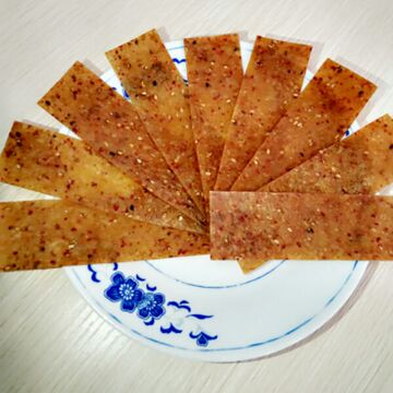 万载高村特产野生酸枣皮酸枣片南酸枣糕微辣山枣片山枣皮休闲零食