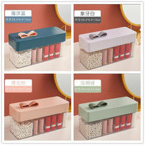 Lipstick skin care box Net red cosmetics storage containment dust shelf countertop large capacity desktop finishing