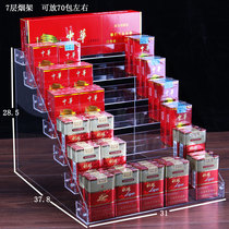 Convenience store supermarket cigarette rack Acrylic nail polish display rack put cigarette rack cigarette case smoke rack Smoke cabinet shelf