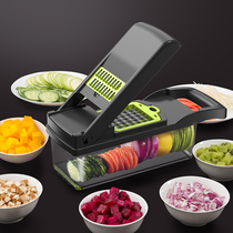 Kitchen cutting vegetables cutting potatoes shredded chips slicing silk scraping silk artifact household kitchen multifunctional vegetable cutter