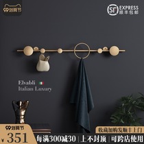 Italian light luxury hanger Wall Wall bedroom clothes shelf Wall entrance door coat rack