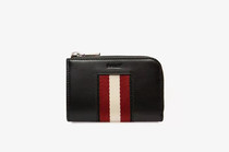 B home classic wax leather key case ID clip