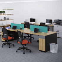 Weihao furniture staff office table and chair combination simple modern staff 4 people Office desk single computer table