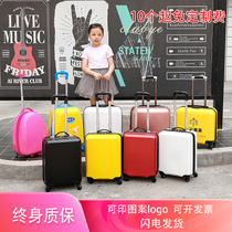 Customized childrens trolley box cartoon suitcase 18 inch universal wheel suitcase for men and women baby gift boarding luggage